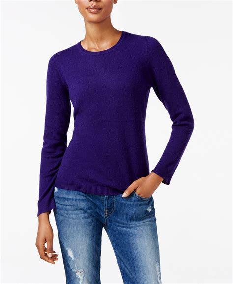  Cashmere Crew-Neck Sweater, Created for Macy's $149.00 Sale $104.30 